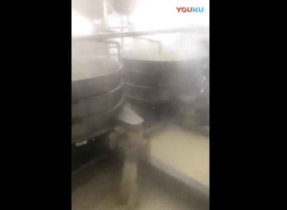 豆浆过滤筛-高卓振动筛视频