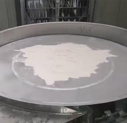 圆型振动筛用于黄原胶腻子粉试机效果